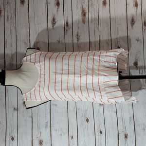 $ Cozy Casual Striped Tunic Tank - Size Large